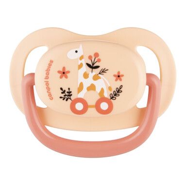 Пустушка силіконова анатомічна Canpol babies 0-6 м-ців Toys - рожева