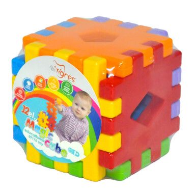 Развивающая игрушка "Волшебный куб" 12 элементов