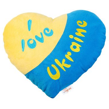 Подушка-сердце (Я люблю Украину)           