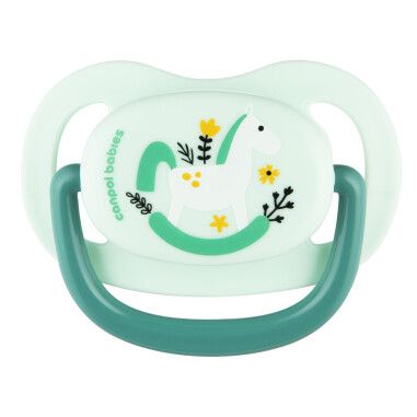 Пустушка силіконова анатомічна Canpol babies 6-18 м-ців Toys - зелена