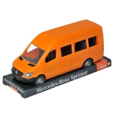 Автомобиль "Mercedes-Benz Sprinter" пассажирский (оранжевый) на планшетке, Tigres 