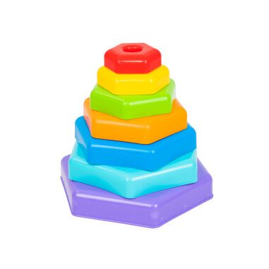 Іграшка розвиваюча "Райдужна пірамідка"