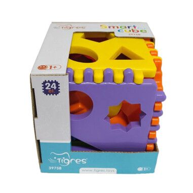 Іграшка-сортер "Smart cube" 24 ел. в коробці, Tigres