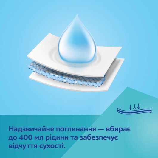 Дихаючі та ультрапоглинаючі одноразові трусики з післяпологовою прокладкою 2в1 S/M - 5