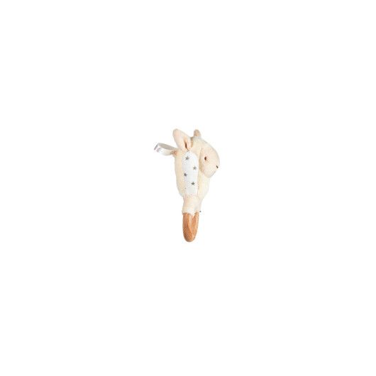 Іграшка - брязкальце з дерев'яним гризунцем лама Семмі, ELFIKI - фото 360 