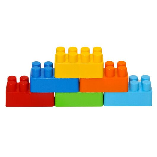 Конструктор "Mini Blocks" 6 кольорів (6*3 см), Tigres - 3