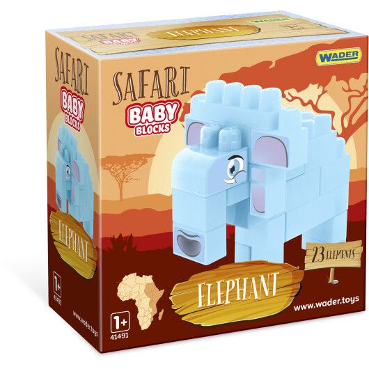 "Baby Blocks" конструктор Сафарі - слон