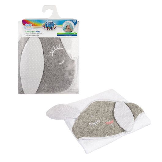 Canpol babies Полотенце після купання з капюшоном 100x100см Кролик