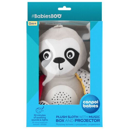Плюшевий музичний лінивець з проектором BabiesBoo - 6