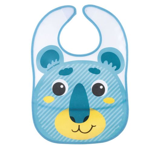 Canpol babies Слинявчик пластмасовий з кишенькою Hello Little -  бежевий
