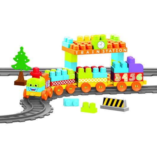 "Baby Blocks" Мої перші кубики - залізниця 3,35м - 89 ел. - 2