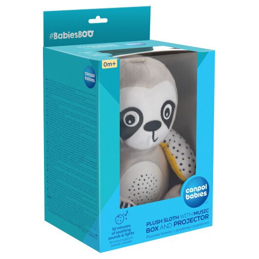Плюшевий музичний лінивець з проектором BabiesBoo - 5
