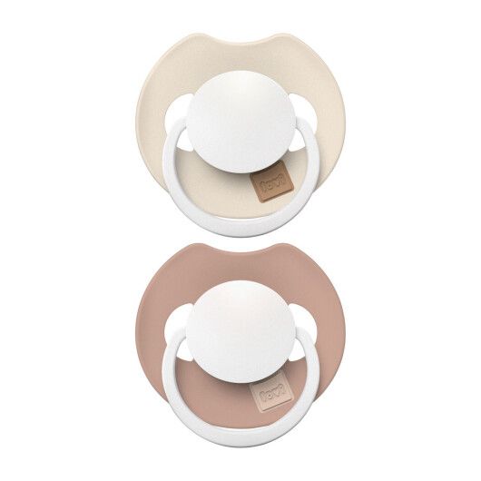 Пустушка силіконова динамічна LOVI Prime 18+ міс 2 шт Ivory Glow/Blush Glow