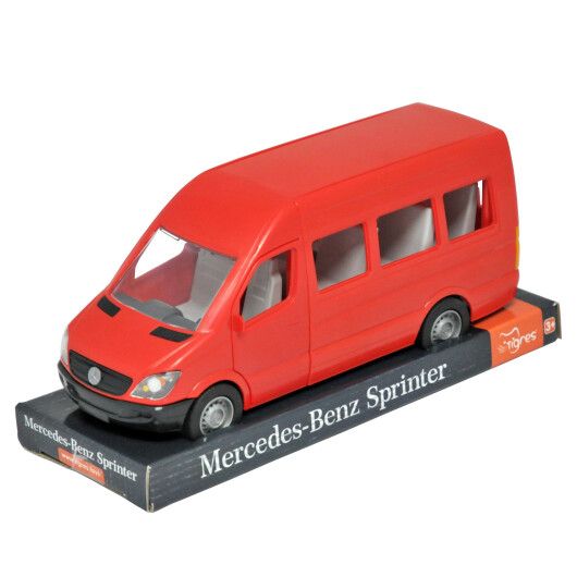 Автомобіль "Mercedes-Benz Sprinter" пасажирський (червоний) на планшетці, Tigres
