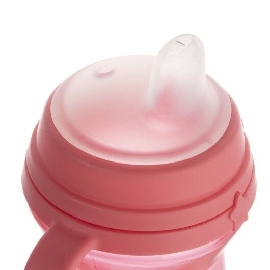 Canpol babies Кружка тренувальна з силіконовим носиком FirstCup 150 мл - рожева - 5