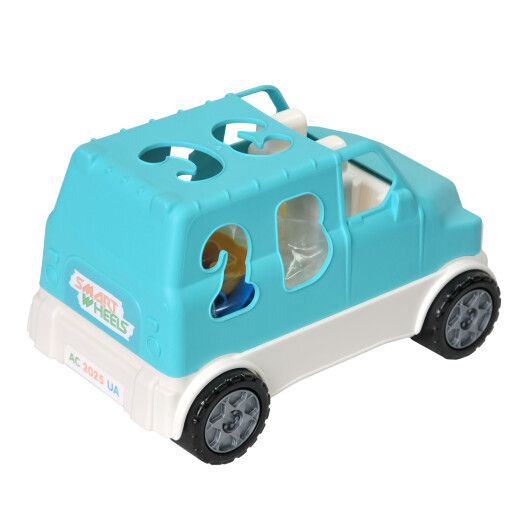 Авто "Smart Wheels"  сортер 6 ел. (бірюзовий), Tigres - 3