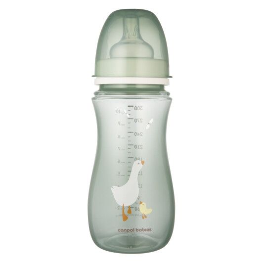 Canpol babies Пляшка антиколікова з широким отвором 300 мл Easystart - Гуси