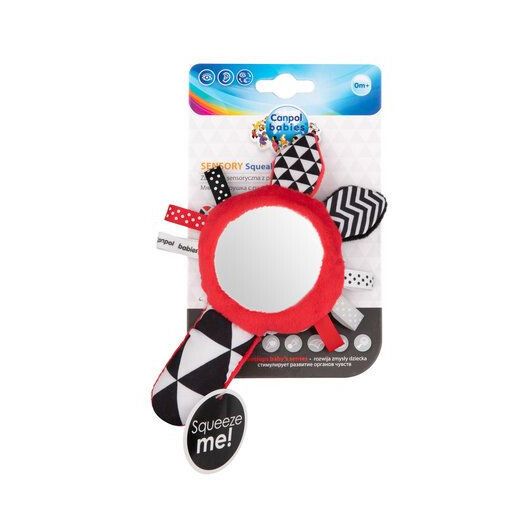 Canpol babies Іграшка м'яка розвиваюча з пищалкою Sensory Toys - 5