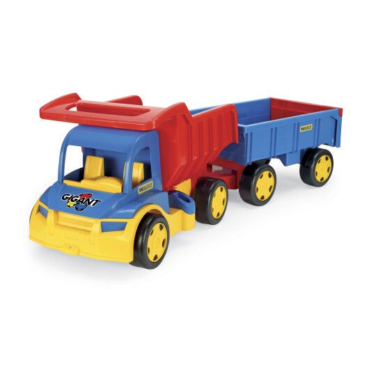 Вантажівка "Гігант" + іграшка візок