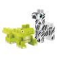 "Baby Blocks" конструктор Сафарі - крокодил & зебра - 2