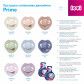 Пустушка силіконова динамічна LOVI Prime 0-6 міс 1 шт Violet - 3