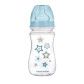 Пляшка з широким отвором антиколікова Easystart - Newborn baby 240 мл сині зірки - 3