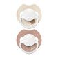Пустушка силіконова динамічна LOVI Prime 18+ міс 2 шт Ivory Glow/Blush Glow