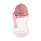 Бідончик зі складною силіконовою трубочкою Canpol babies рожевий 370 мл - 2